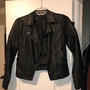 Hollister Leather Jacket